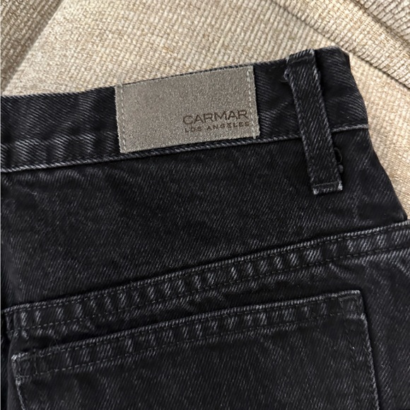 Carmar Denim Double Zip Front Skirt Size 27
Black Distressed Micro Mini skirt - Picture 3 of 6